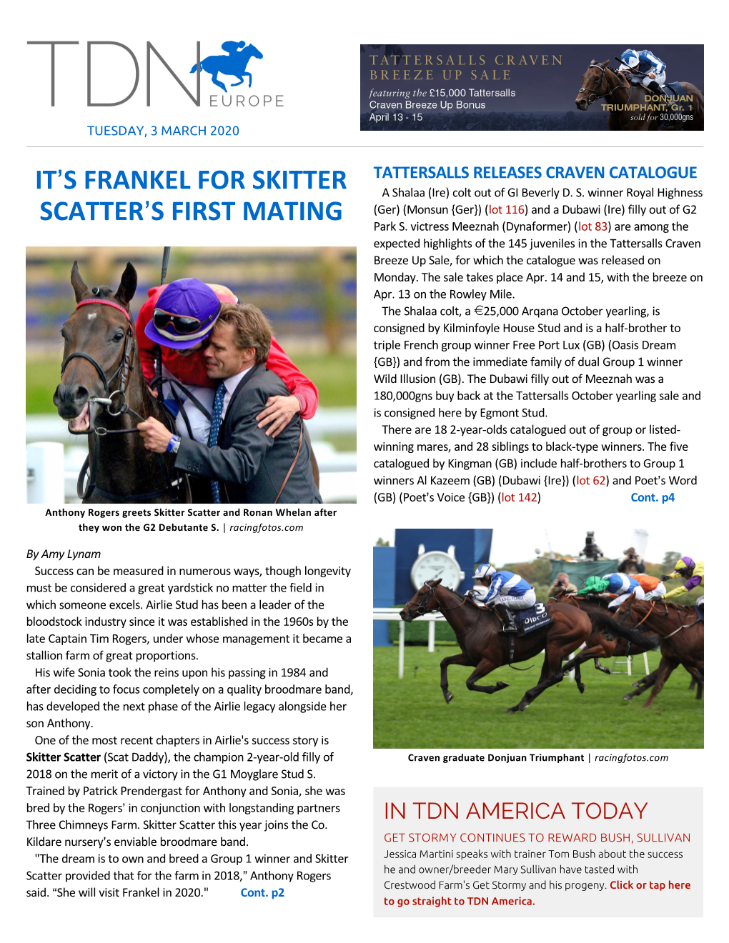 It=S Frankel for Skitter Scatter=S First Mating