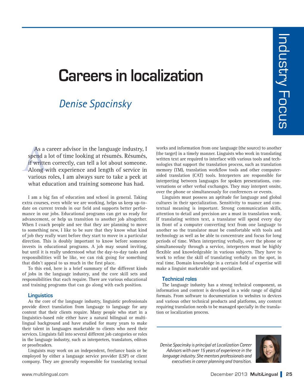 Careers in Localization