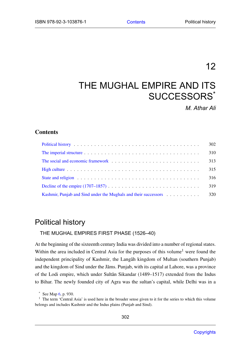 12 the Mughal Empire and Its Successors