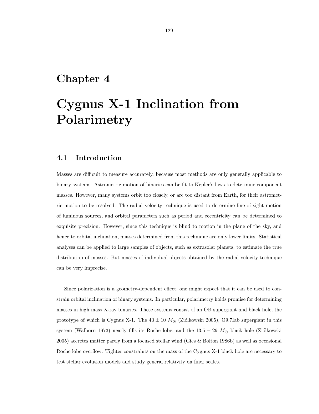 Cygnus X-1 Inclination from Polarimetry