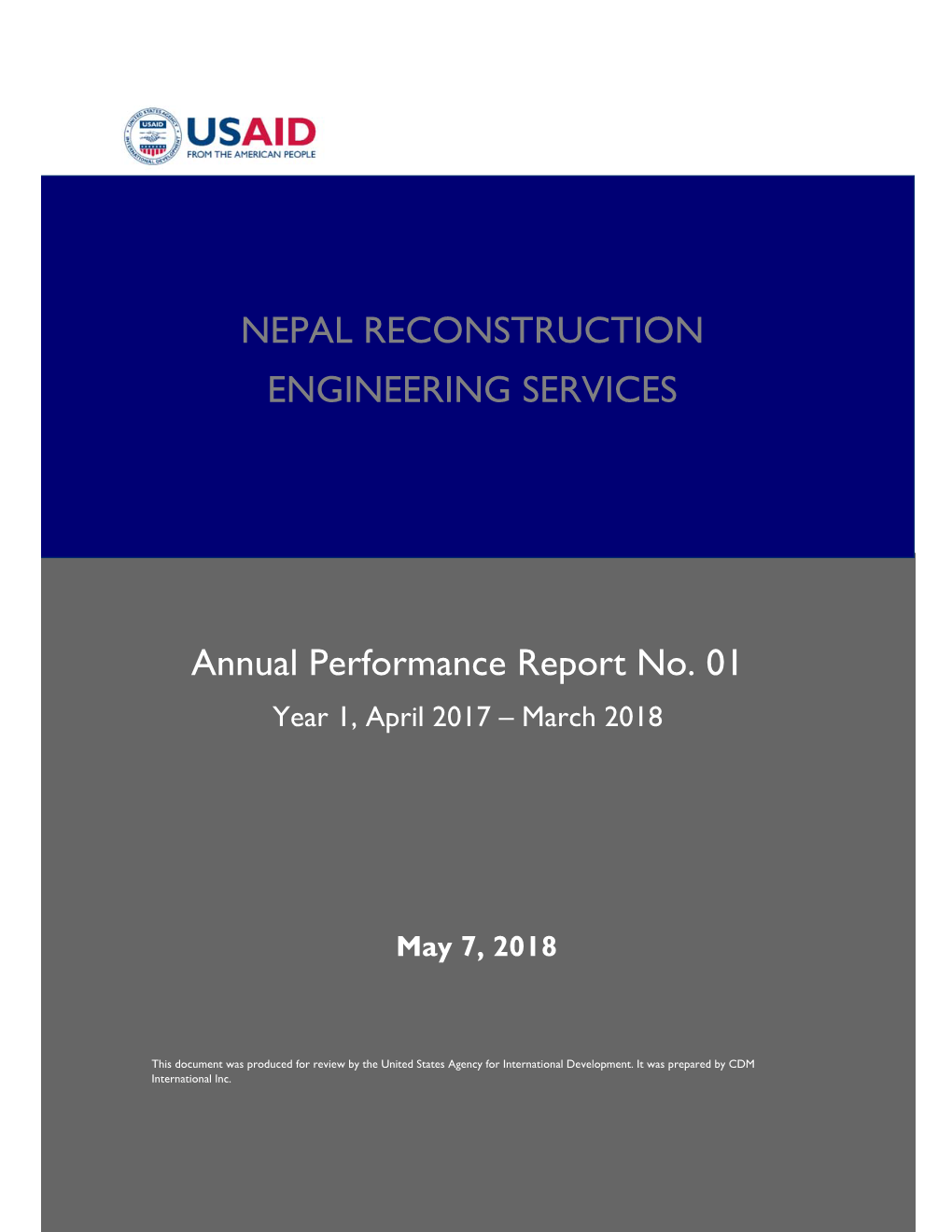 NRES Annual Performance Report #1 7May18.Docx