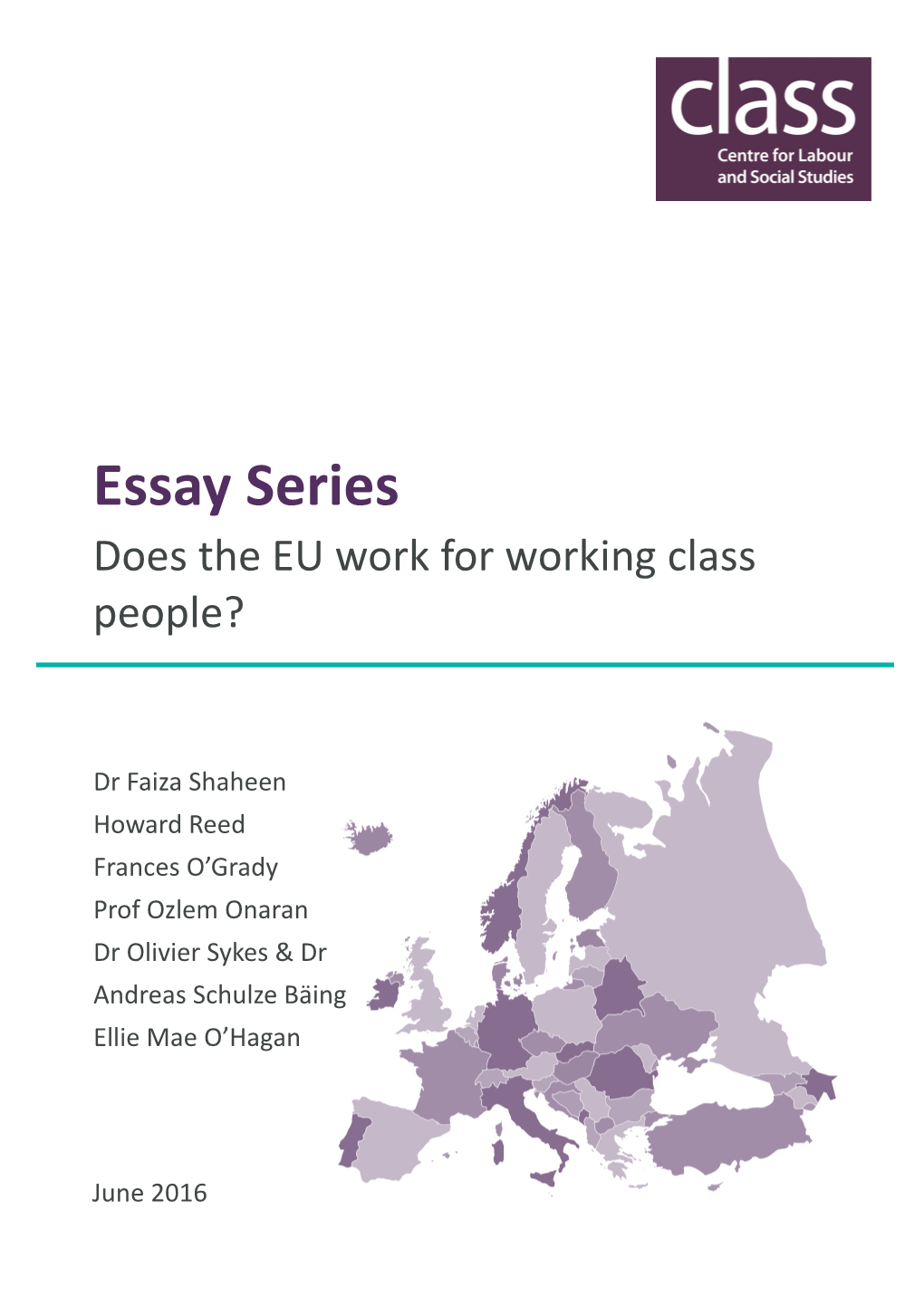 Does the EU Work for Working Class People?
