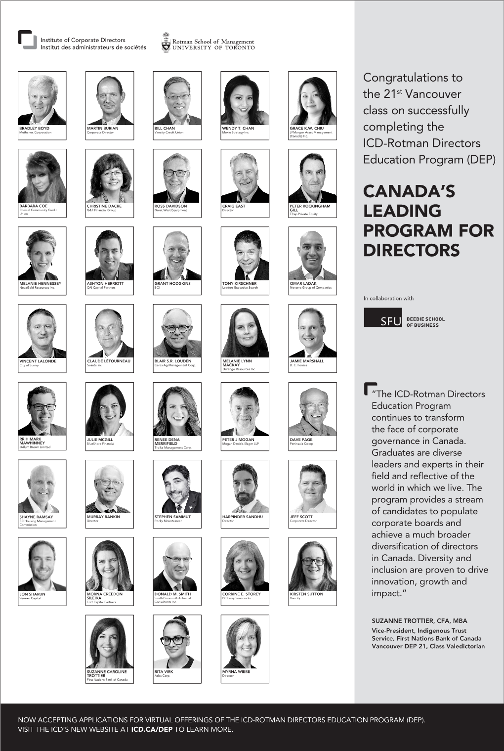 Canada's Leading Program for Directors