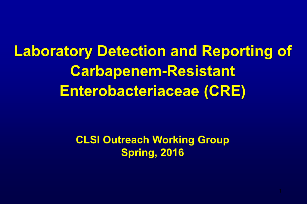 Effective Reporting of Antimicrobial Susceptibility Test Results