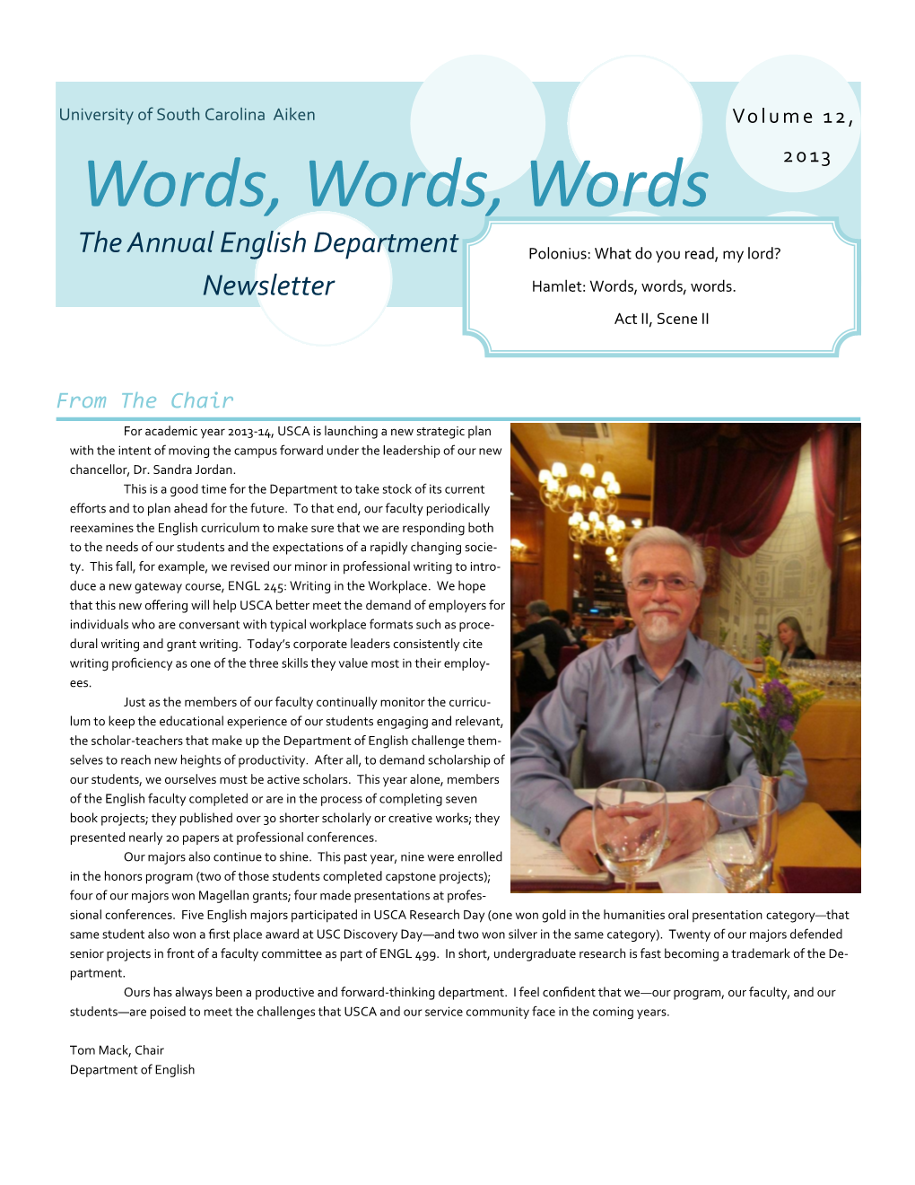 Words, Words, Words 20 13