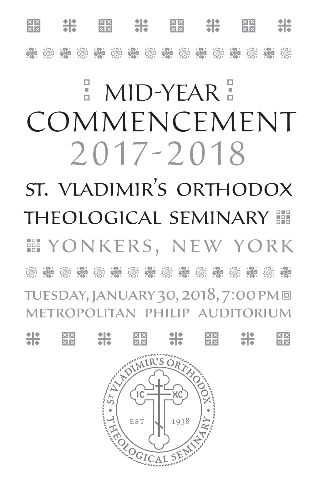 Commencement Program