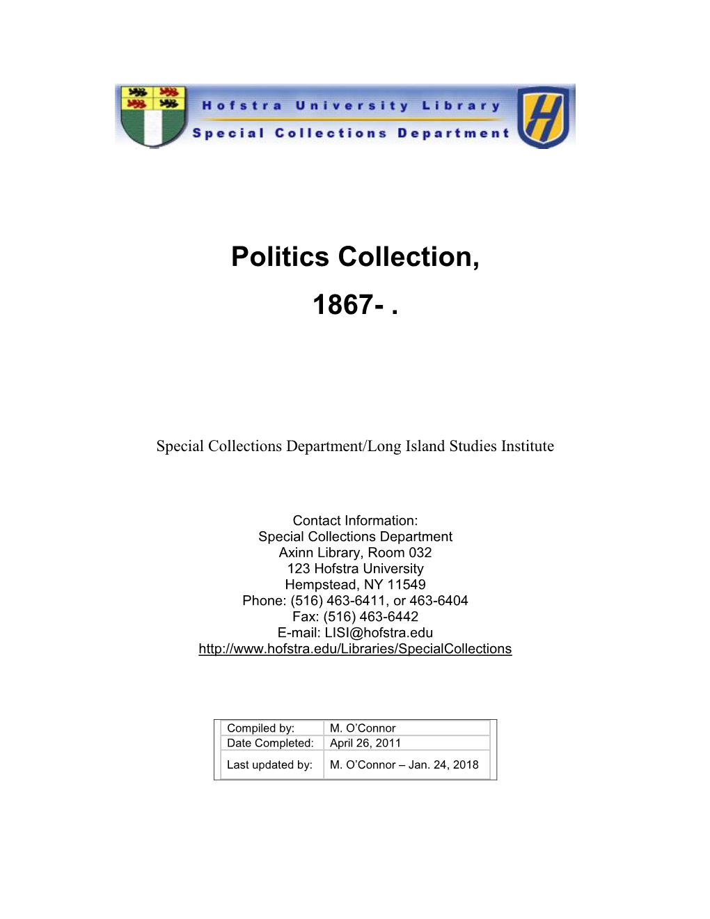Politics Collection