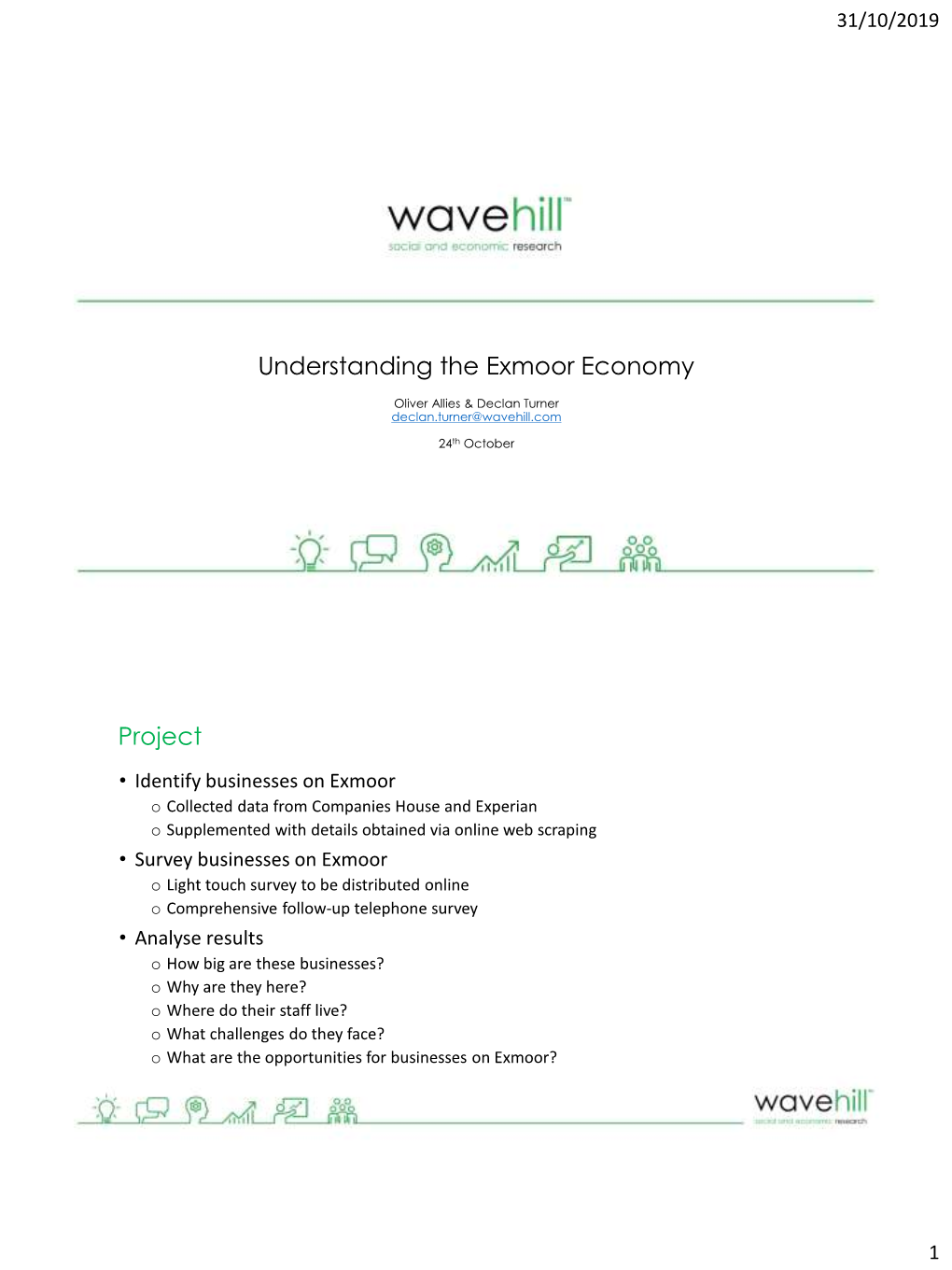 Understanding Exmoors Economy