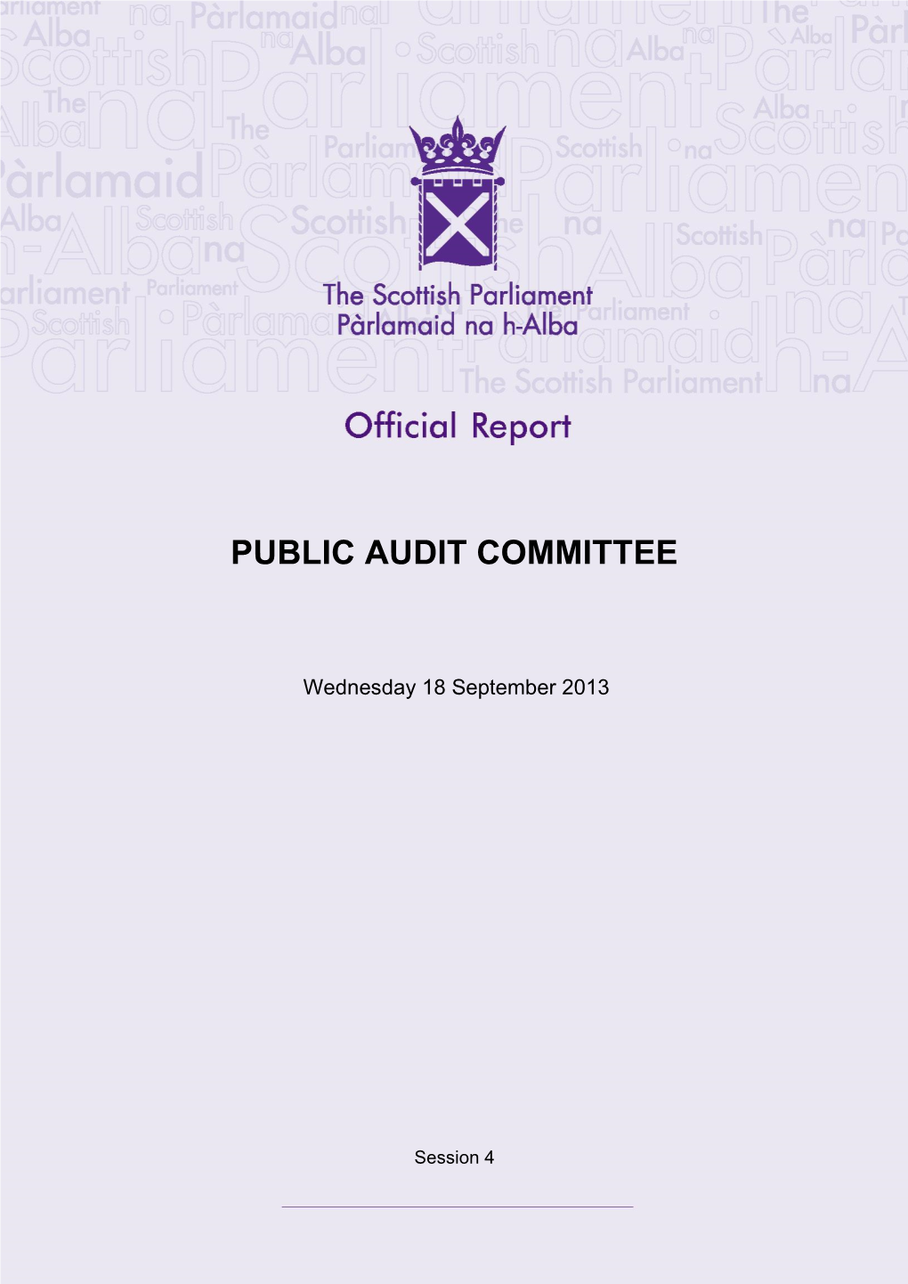 Public Audit Committee