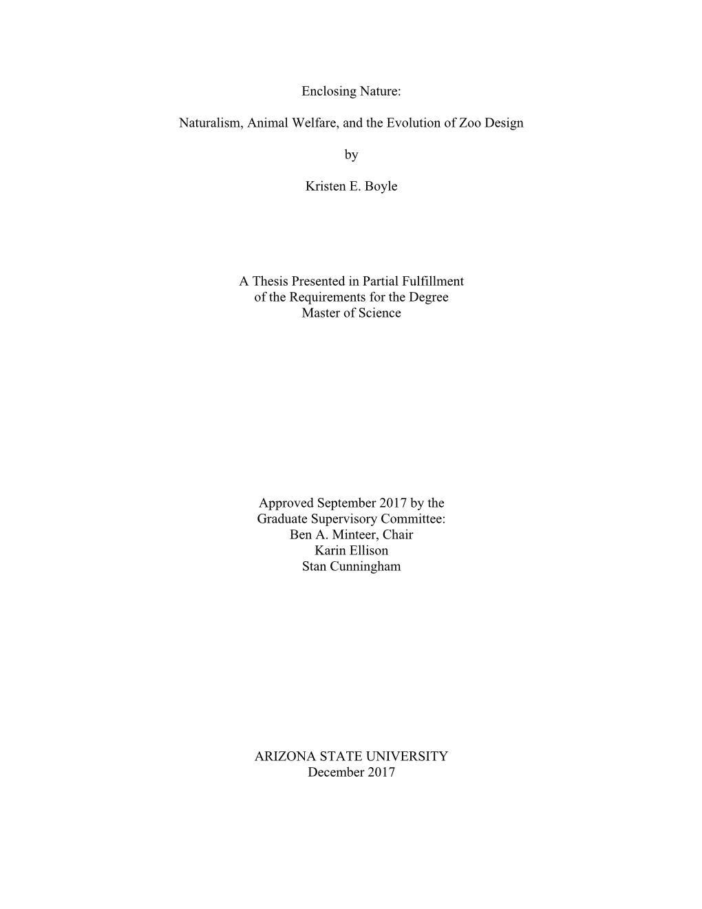 Naturalism, Animal Welfare, and the Evolution of Zoo Design By