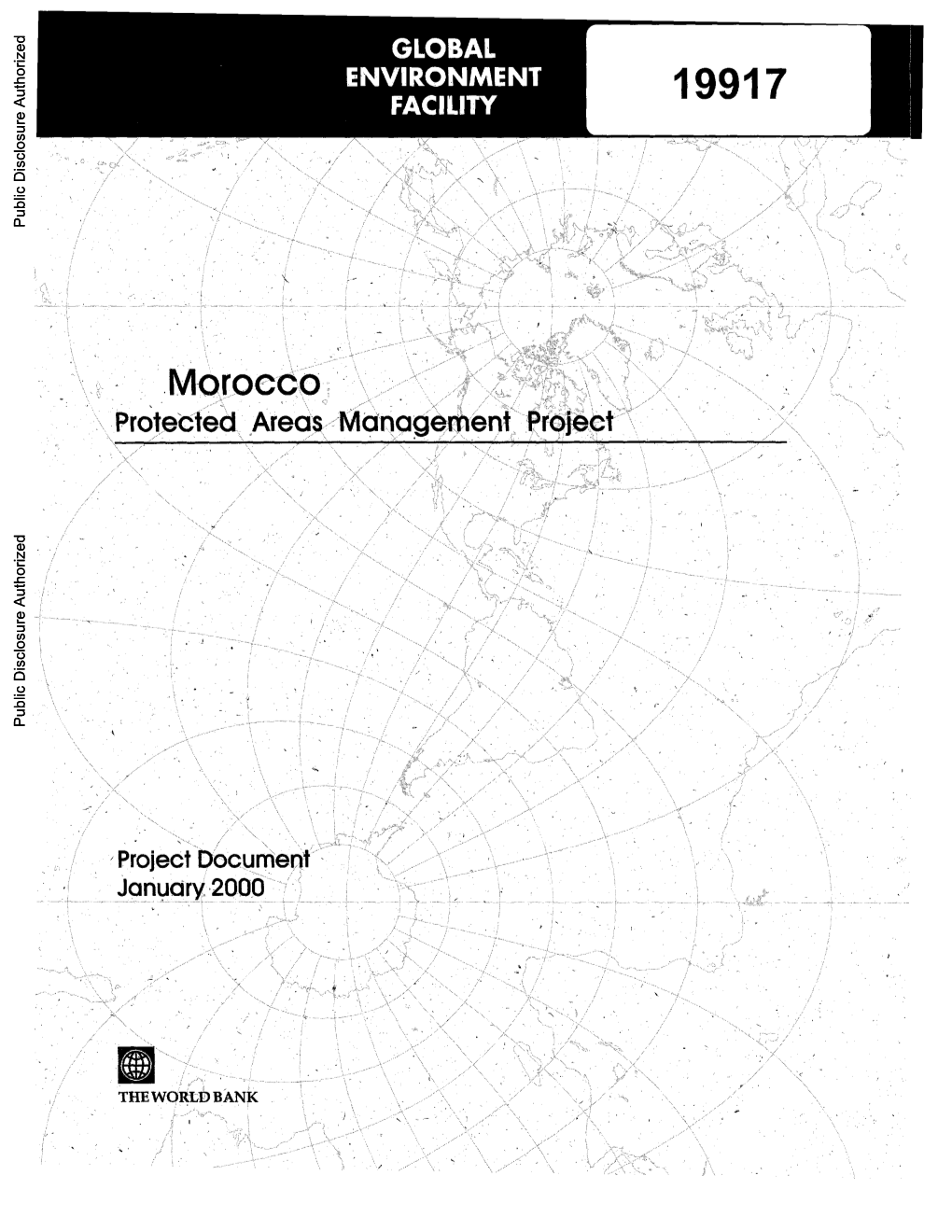 Morocco Protected Areas -Management Project Public Disclosure Authorized Public Disclosure Authorized