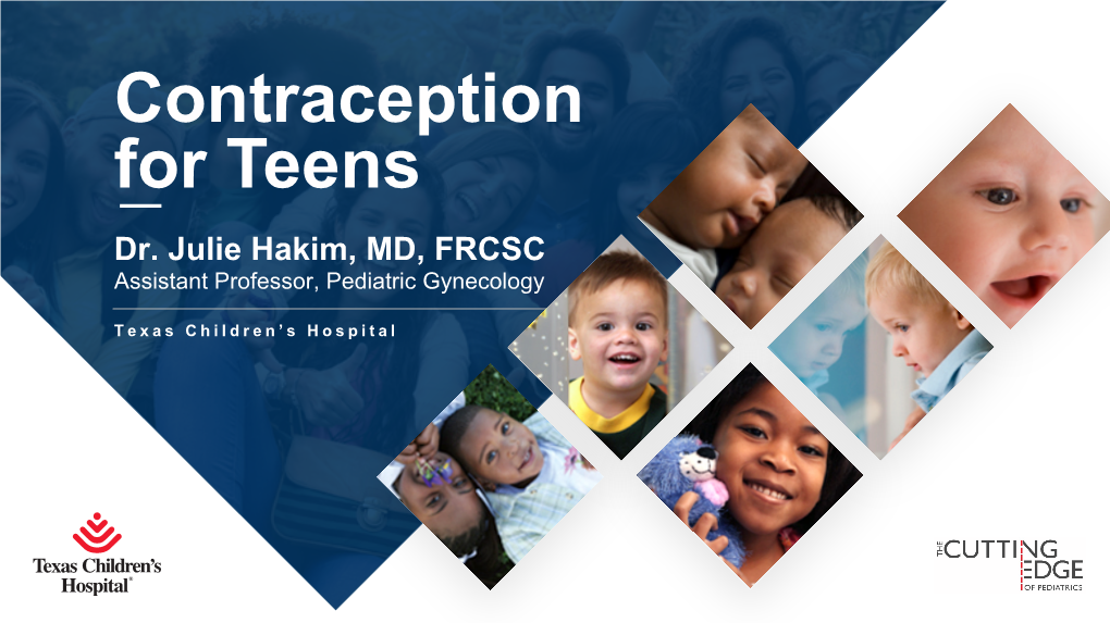 Contraception for Teens