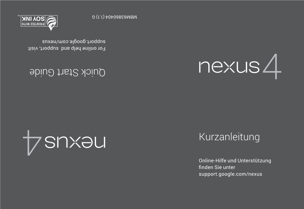 Bedienungsanleitung LG Google Nexus 4
