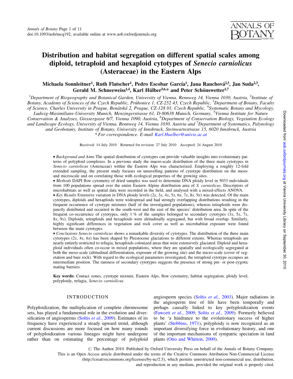 Distribution and Habitat Segregation on Different Spatial Scales Among