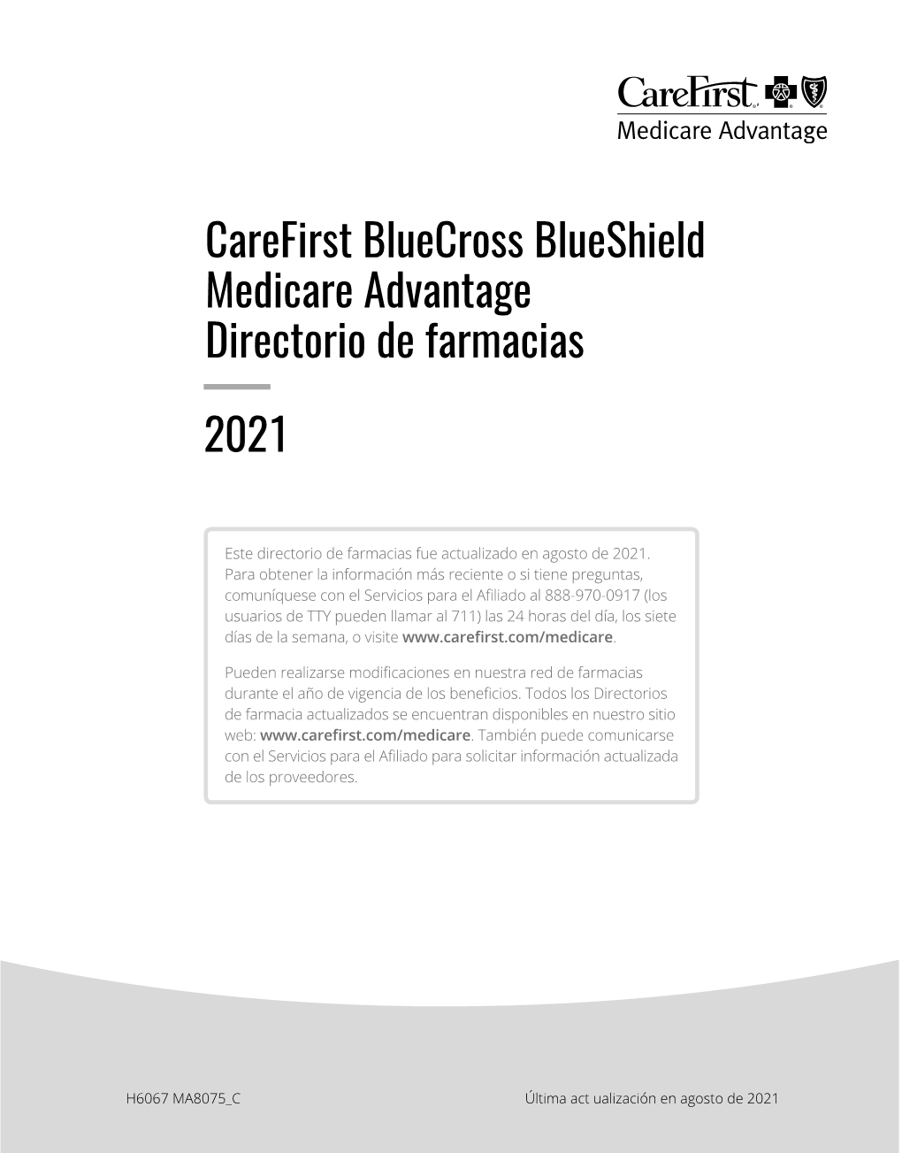 Carefirst Bluecross Blueshield Medicare Advantage Directorio De Farmacias