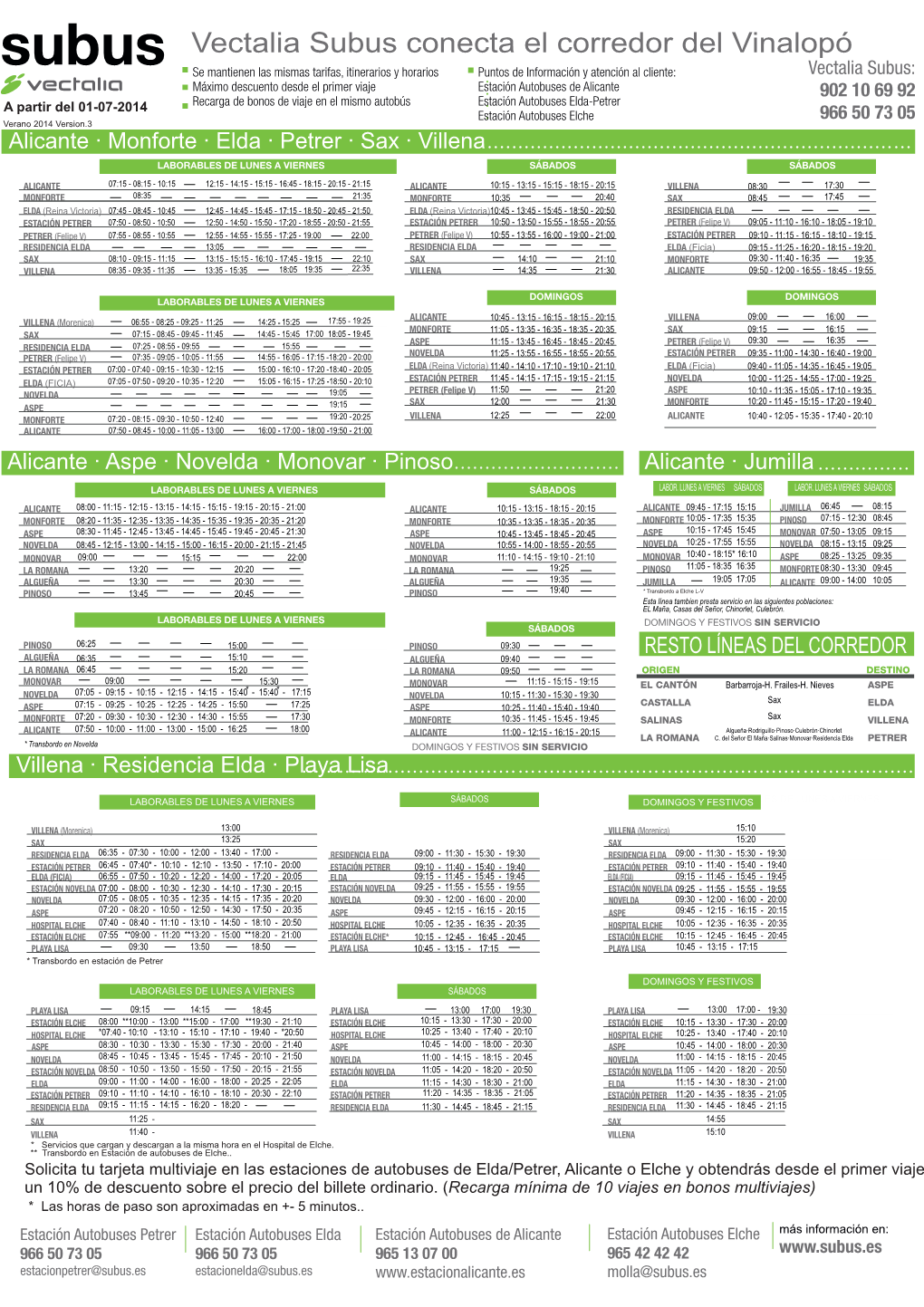 Folleto Informativo Verano 20