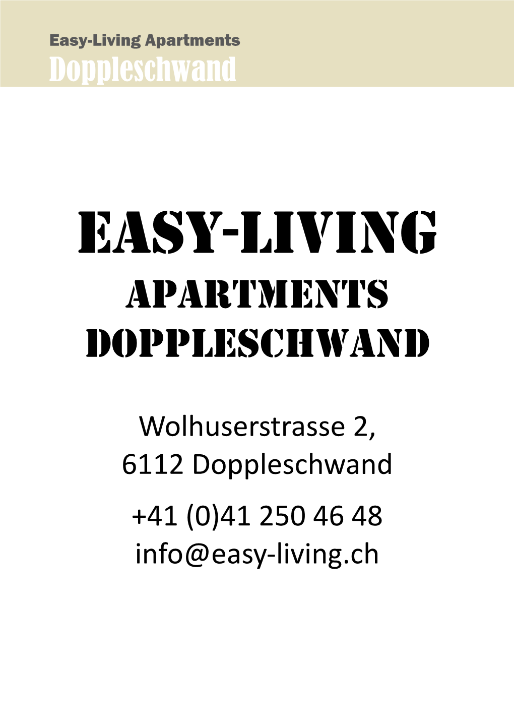 Apartments Doppleschwand