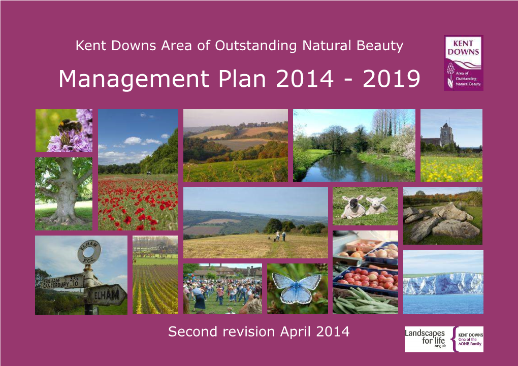 Kent Downs AONB Management Plan 2014-2019