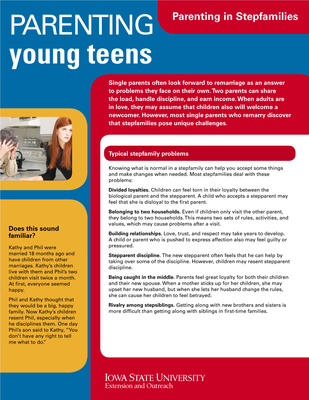 Parenting in Stepfamilies PARENTING Young Teens