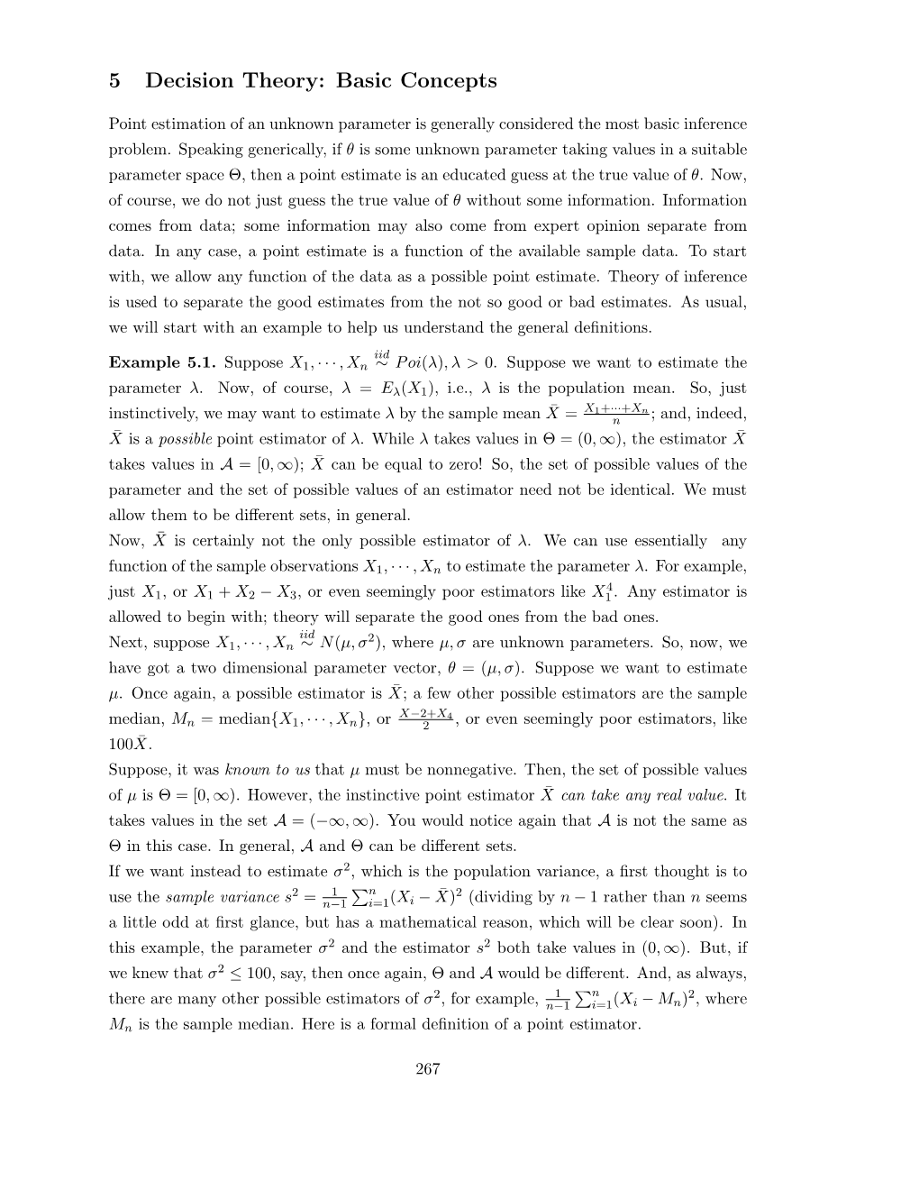 5 Decision Theory: Basic Concepts