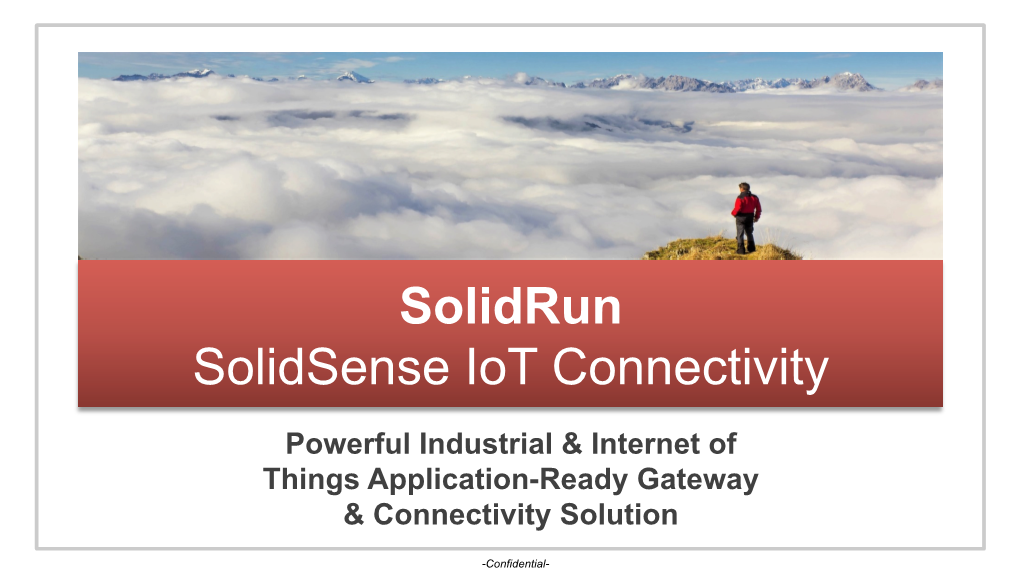 Solidrun Solidsense Iot Connectivity