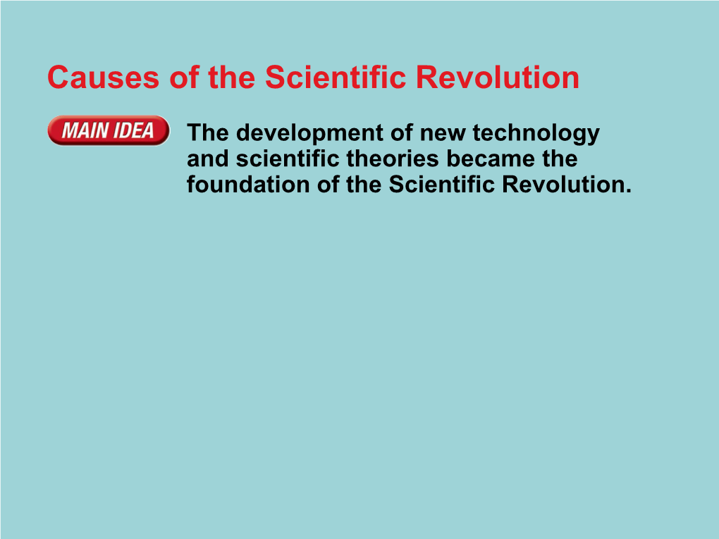 The Scientific Revolution