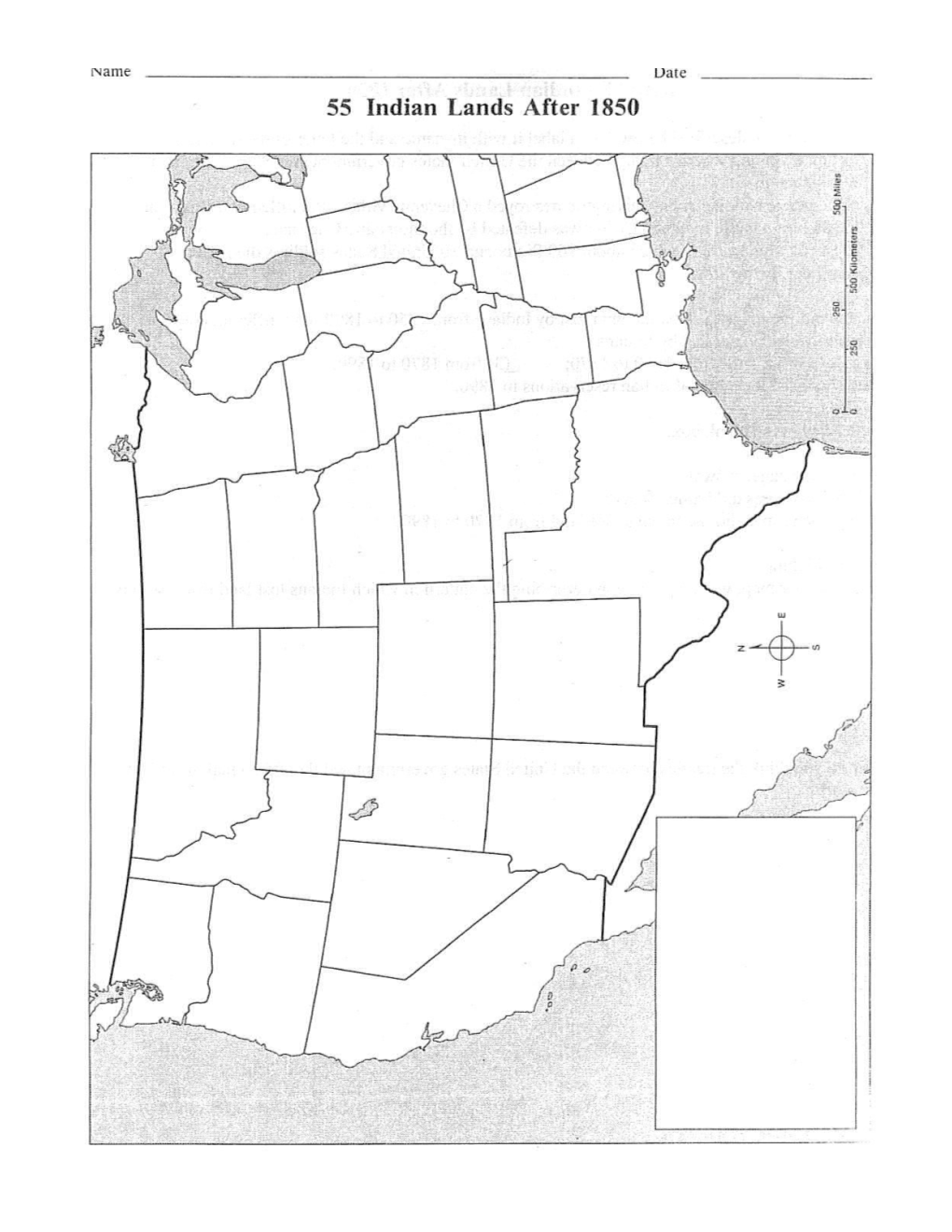 Map 55 - Indian Lands After 1850