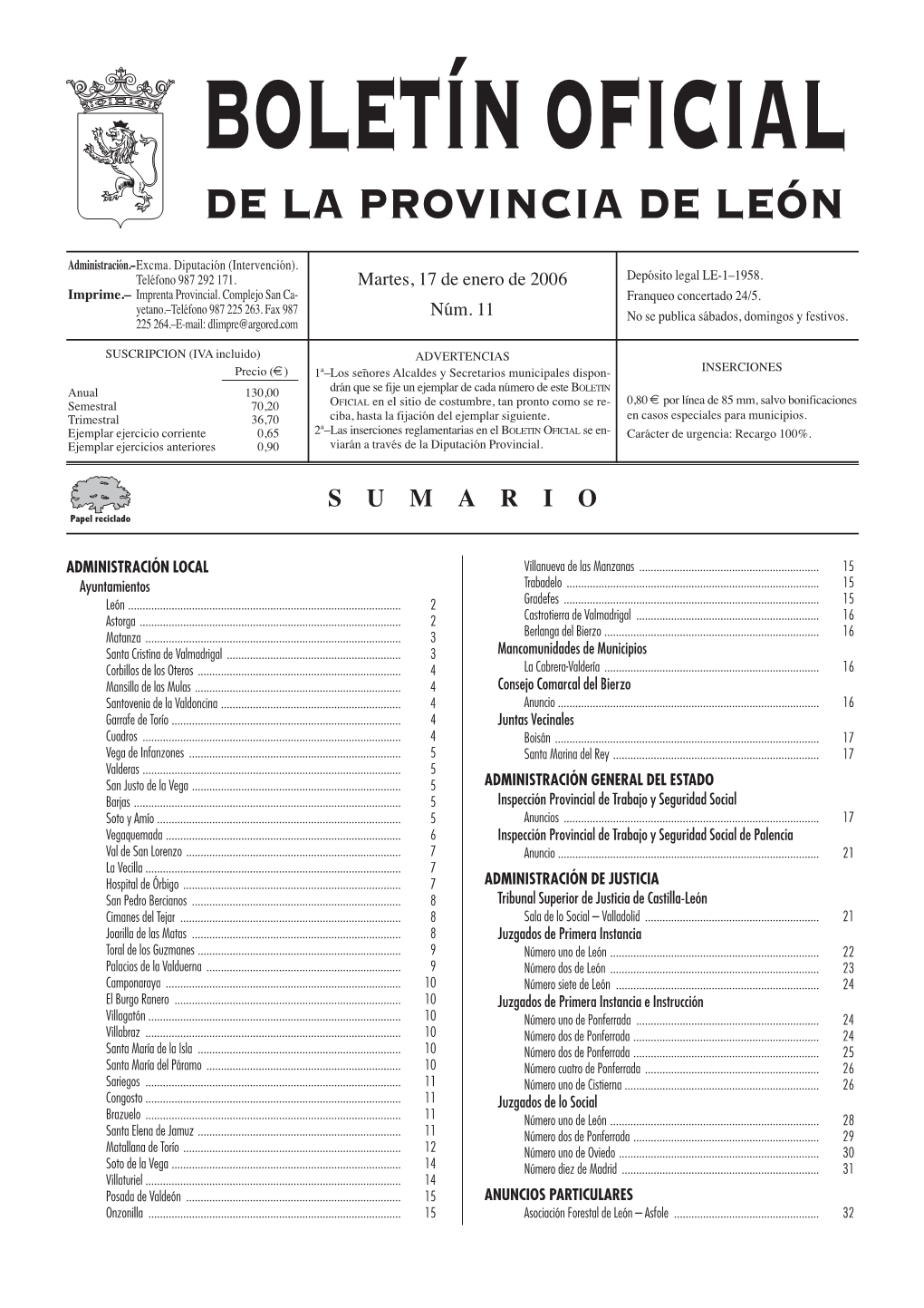 De La Provincia De León