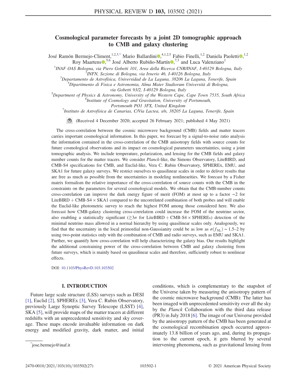 Cosmological Parameter Forecasts by a Joint 2D Tomographic Approach to CMB and Galaxy Clustering