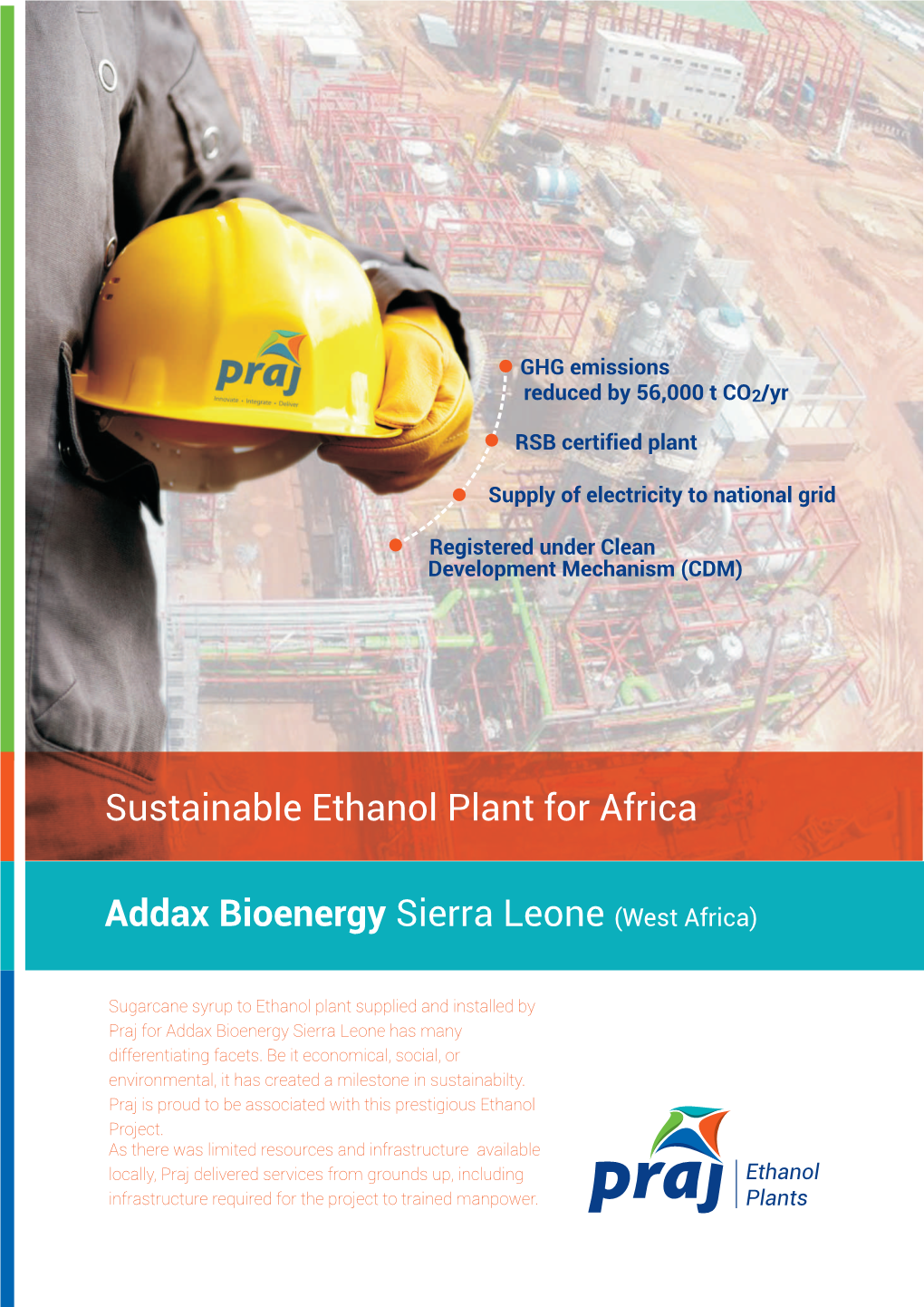 Sustainable Ethanol Plant for Africa
