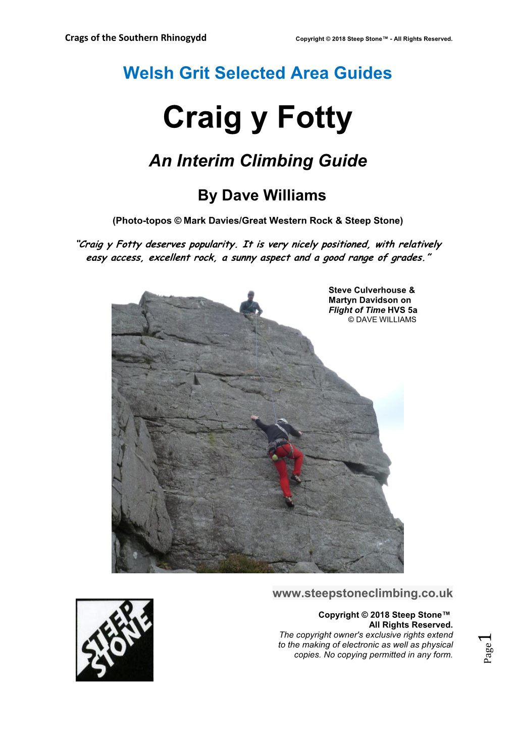 Craig Y Fotty