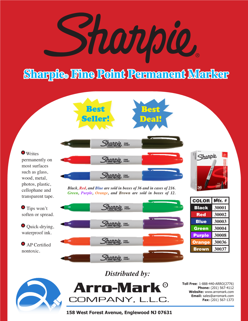 Sharpie® Fine Point Permanent Marker