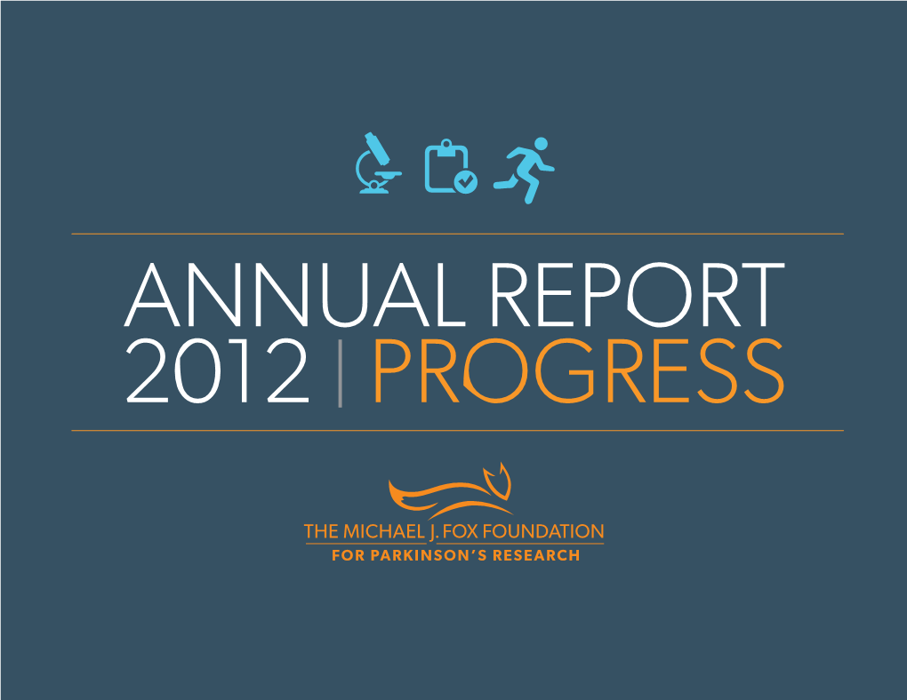 Annual Report 2012 | Progress