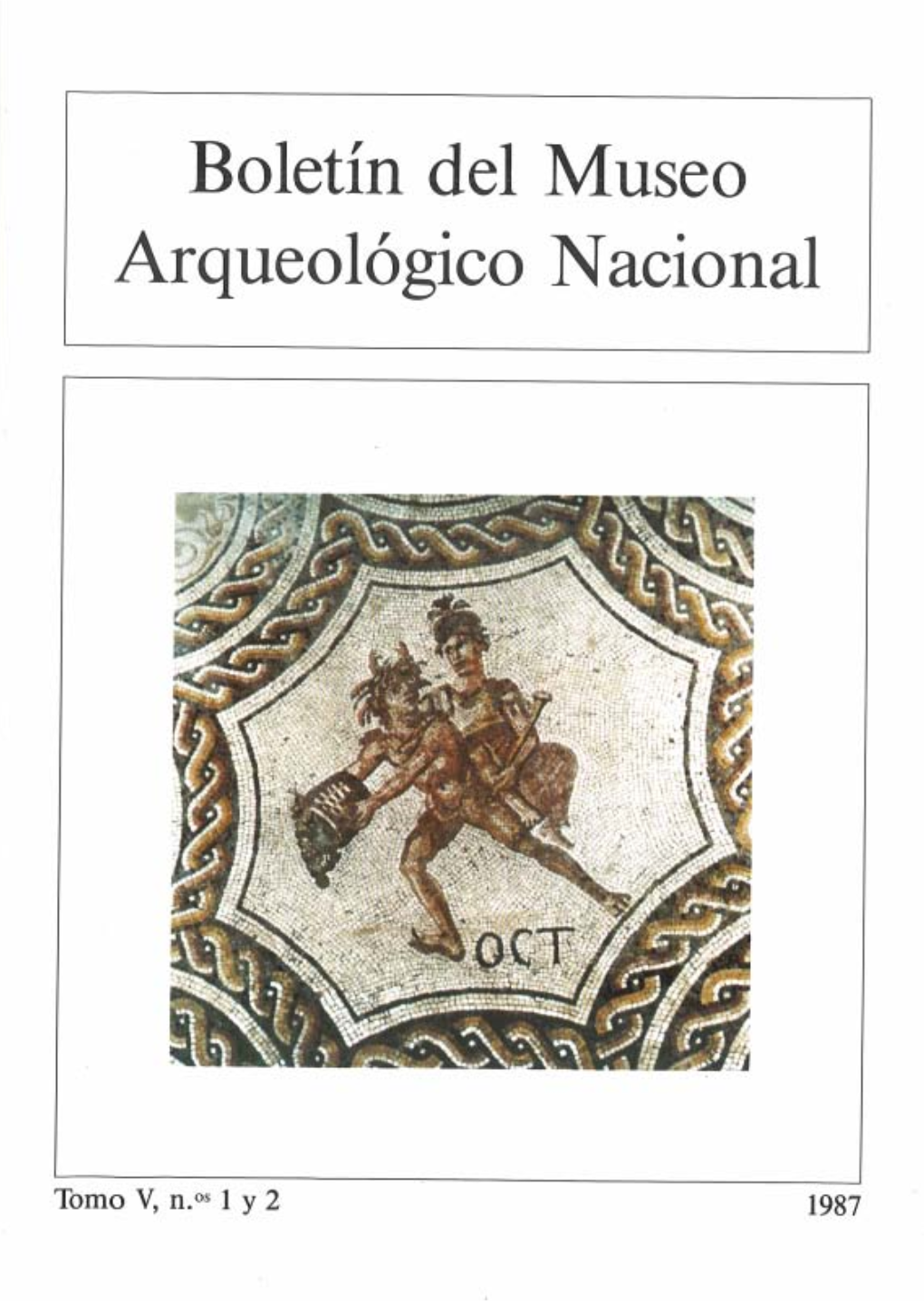 Arqueológico Nacional Boletín Del Museo