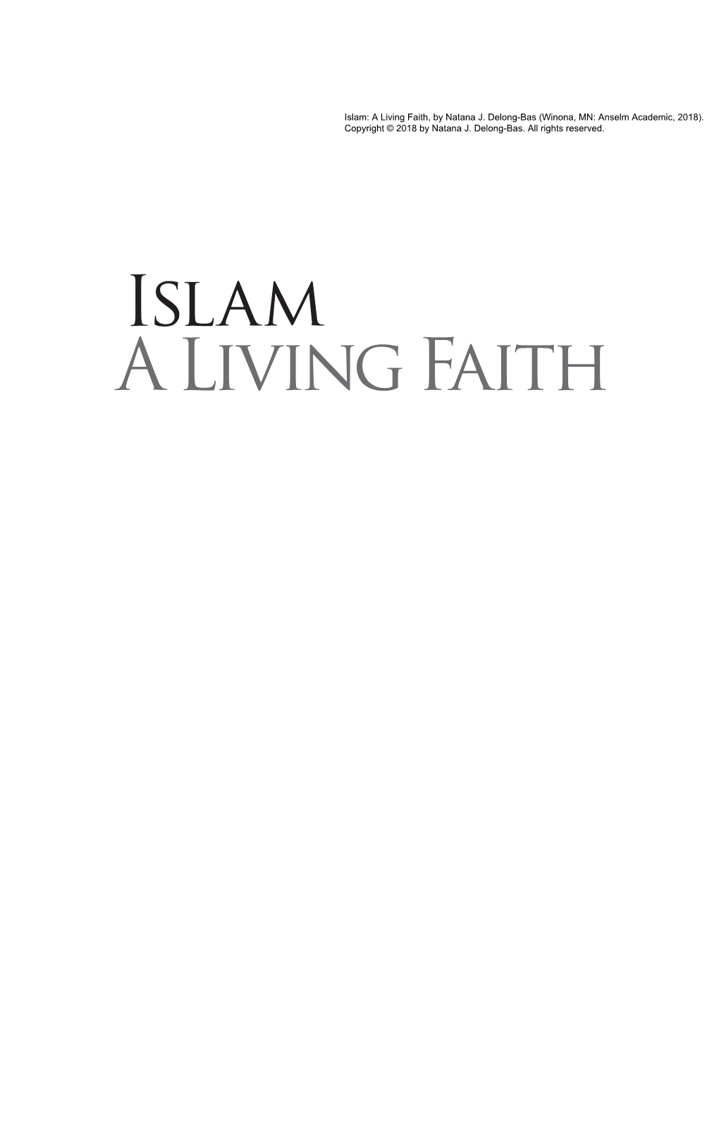 A Living Faith, by Natana J