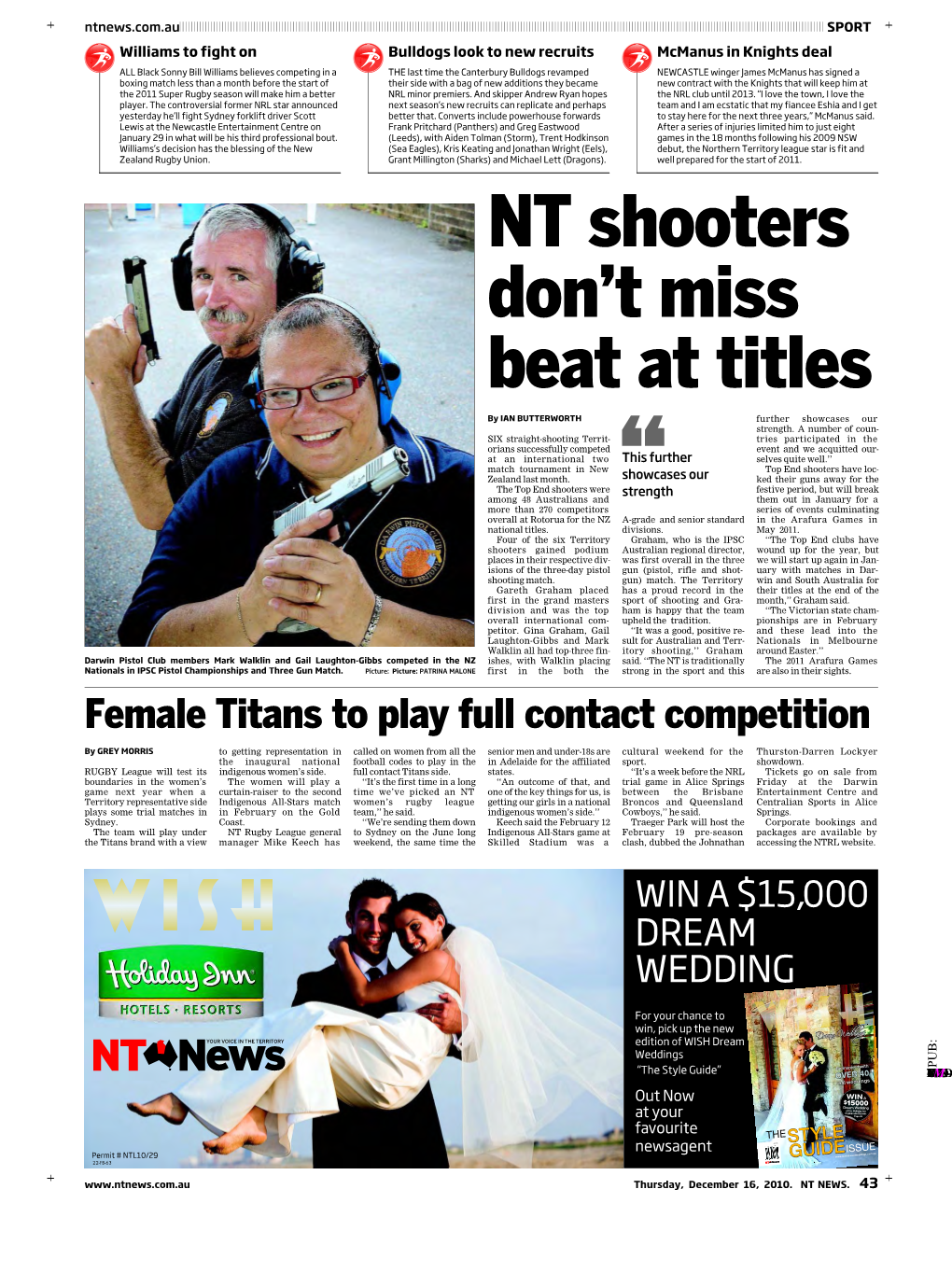 NT Shooters Don't Miss Beat at Titles