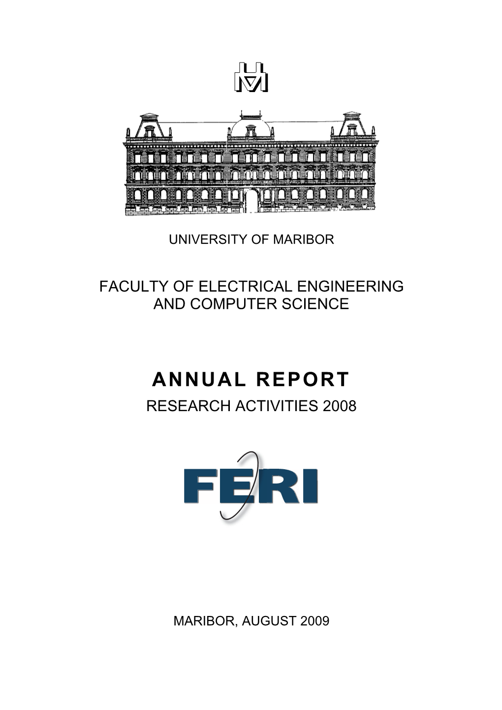 Annual Report Research Activities 2008