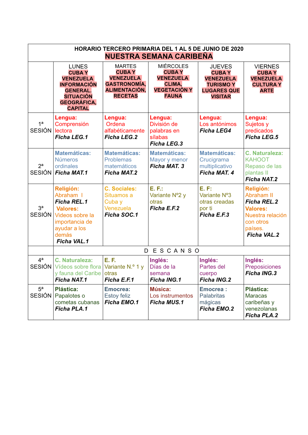 Nuestra Semana Caribeña