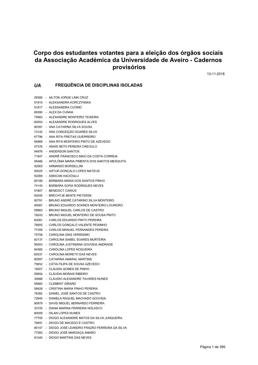 Cadernos Provisórios 13-11-2018