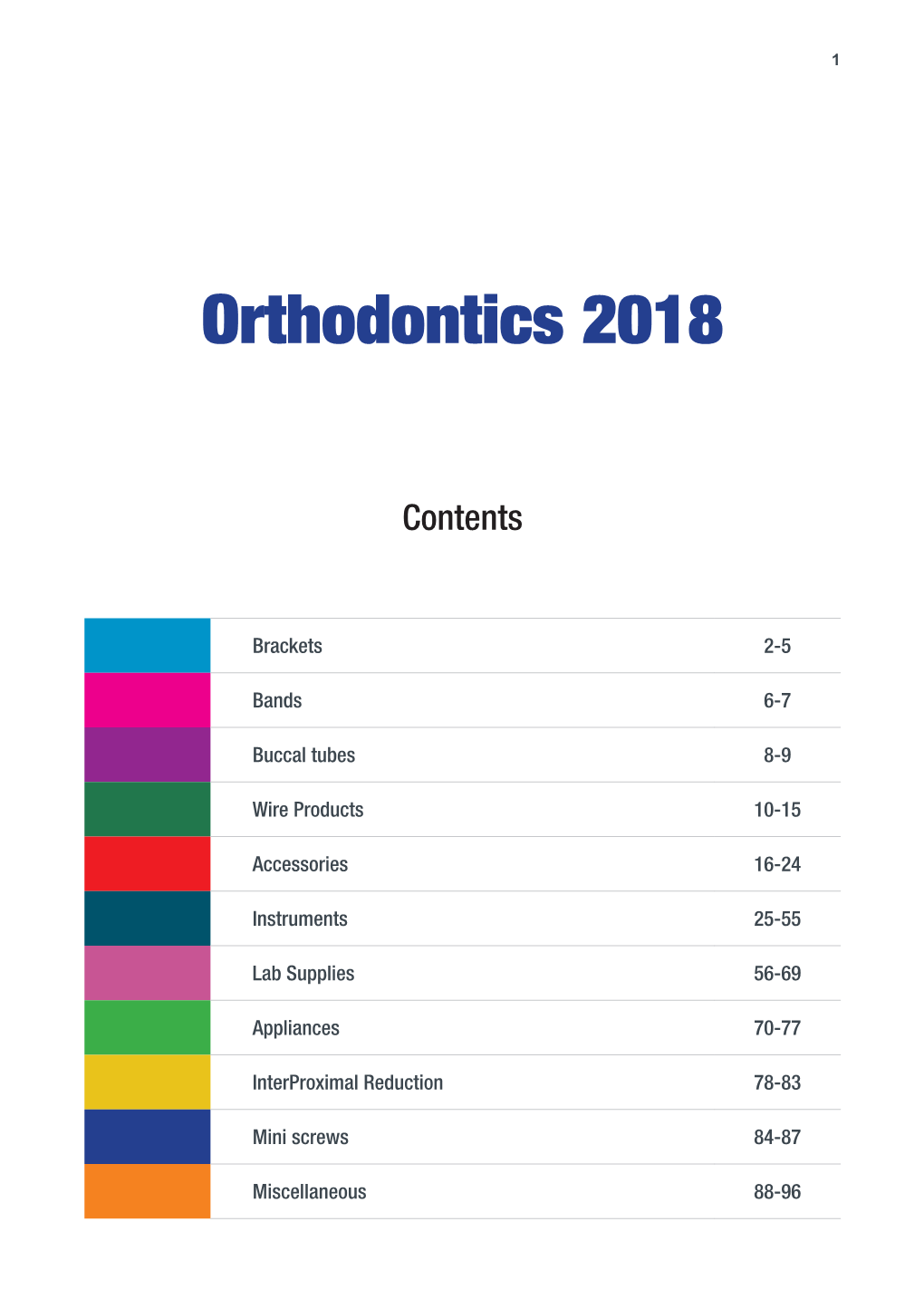 Orthodontics 2018