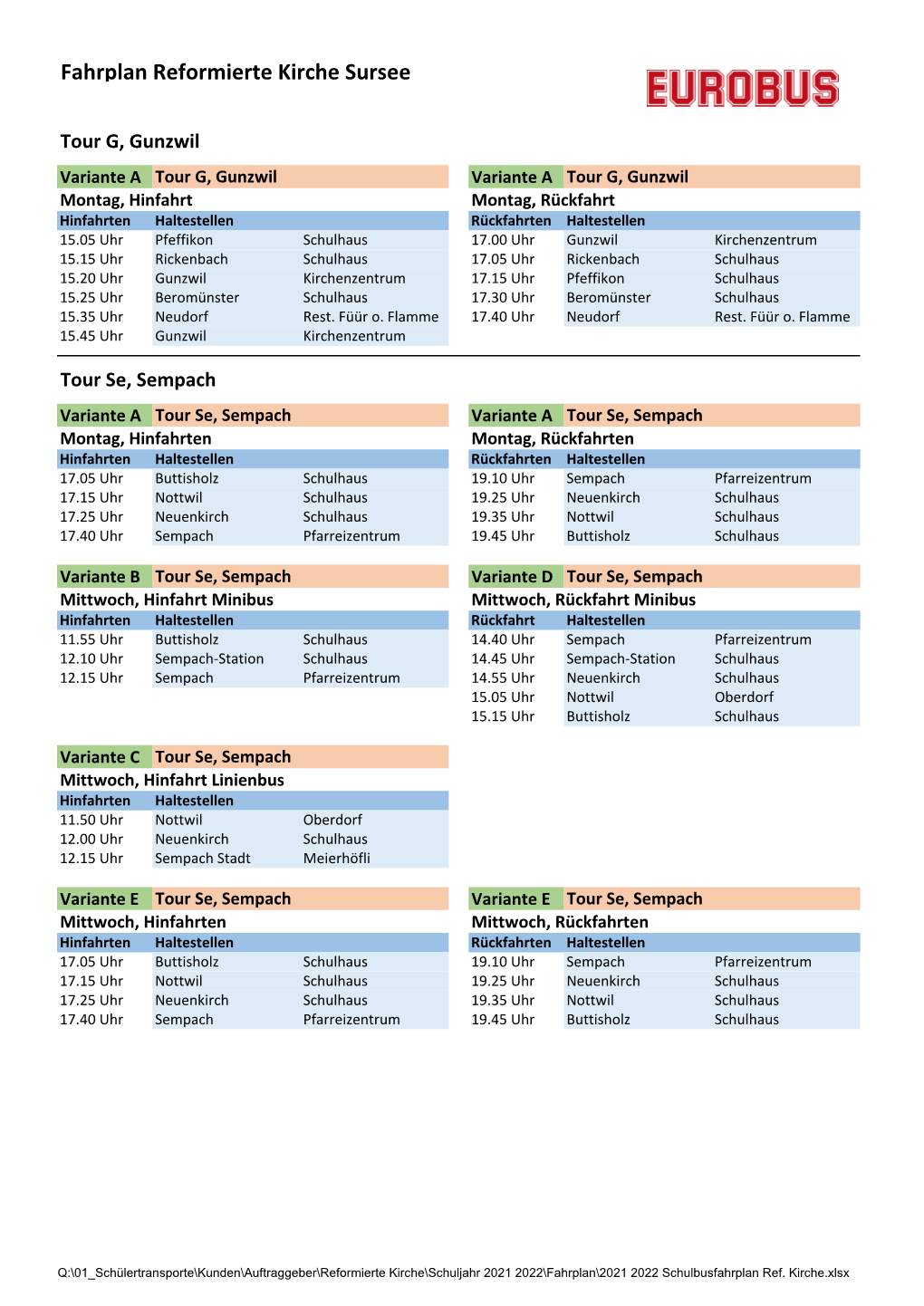 2021 2022 Schulbusfahrplan Ref. Kirche.Pdf