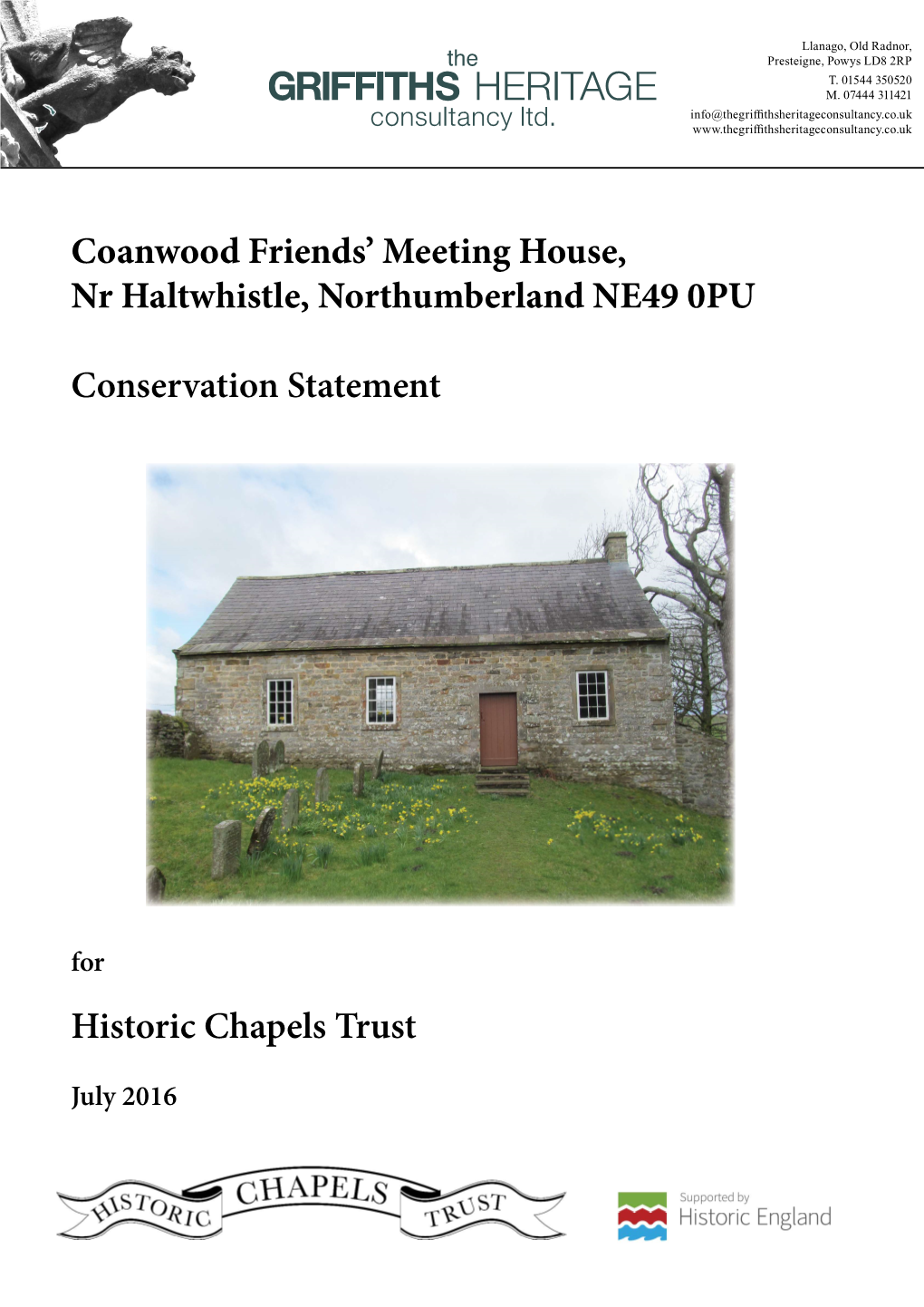 Coanwood FMH Conservation Statement