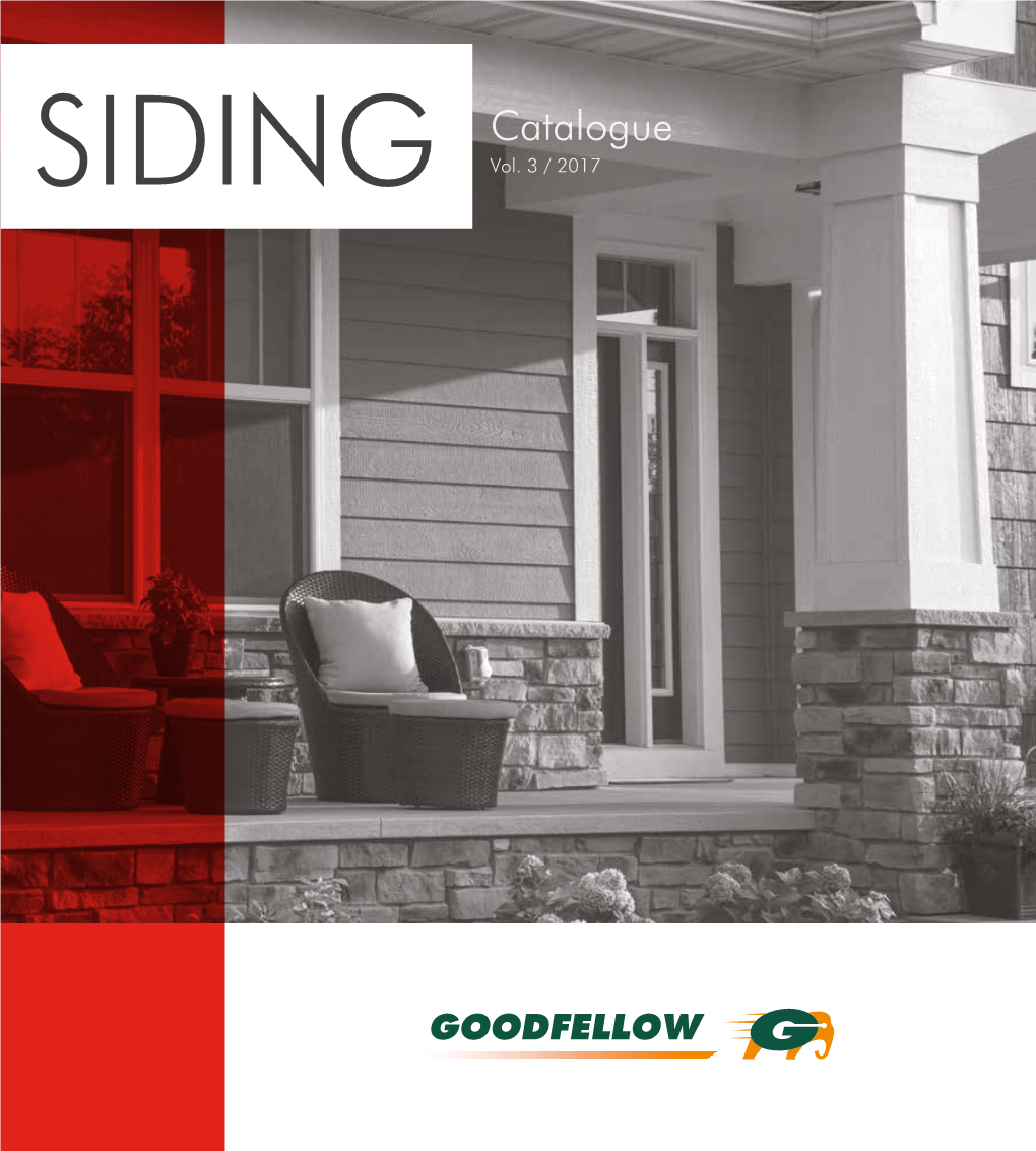 Siding Catalogue 1116E Goodfellowinc.Com