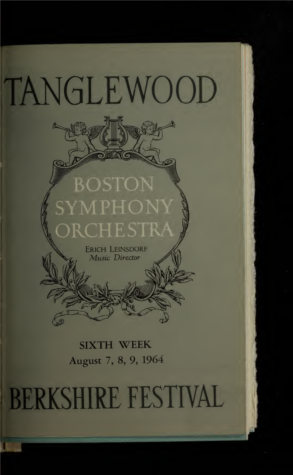 Boston Symphony Orchestra Concert Programs, Summer, 1963-1964, Tanglewood