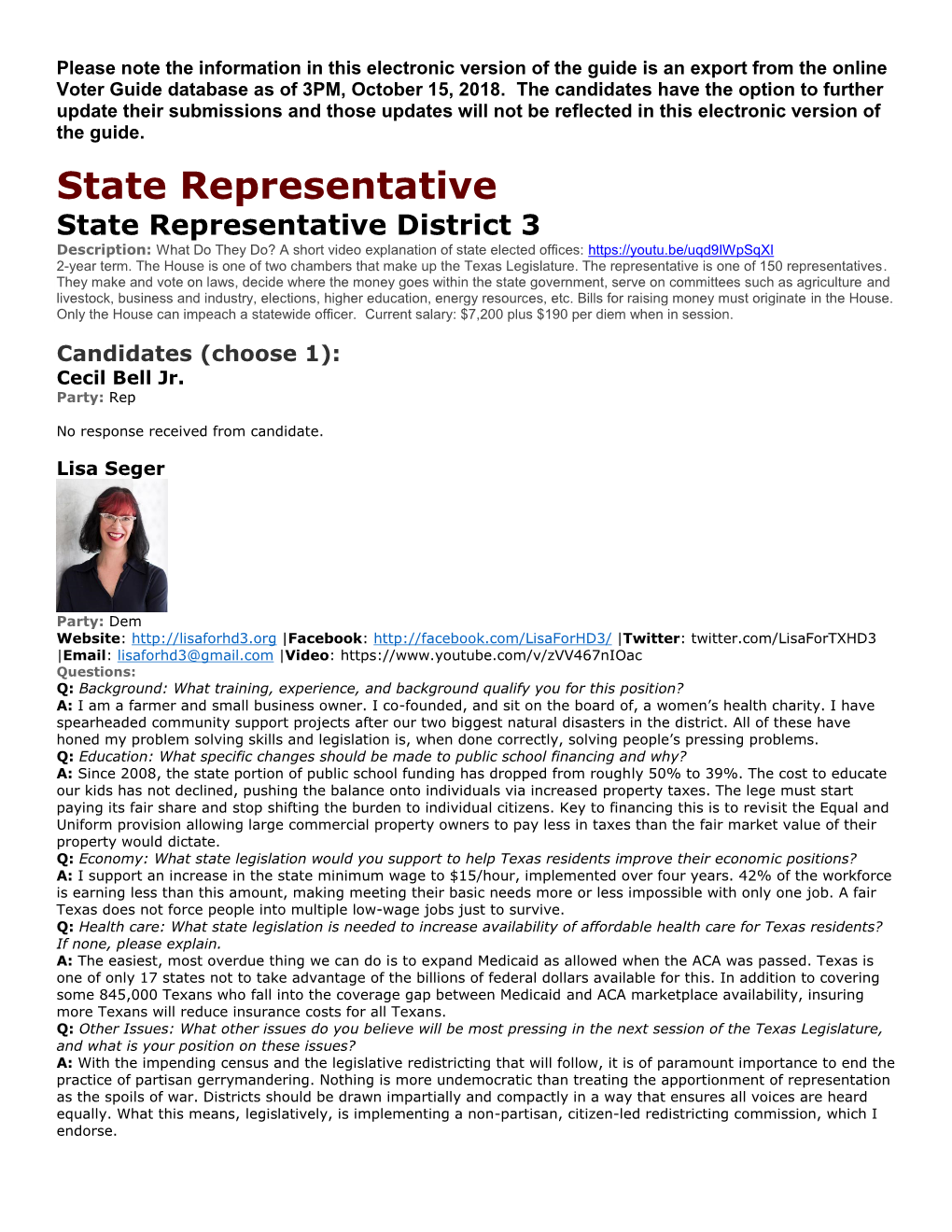 State Representative