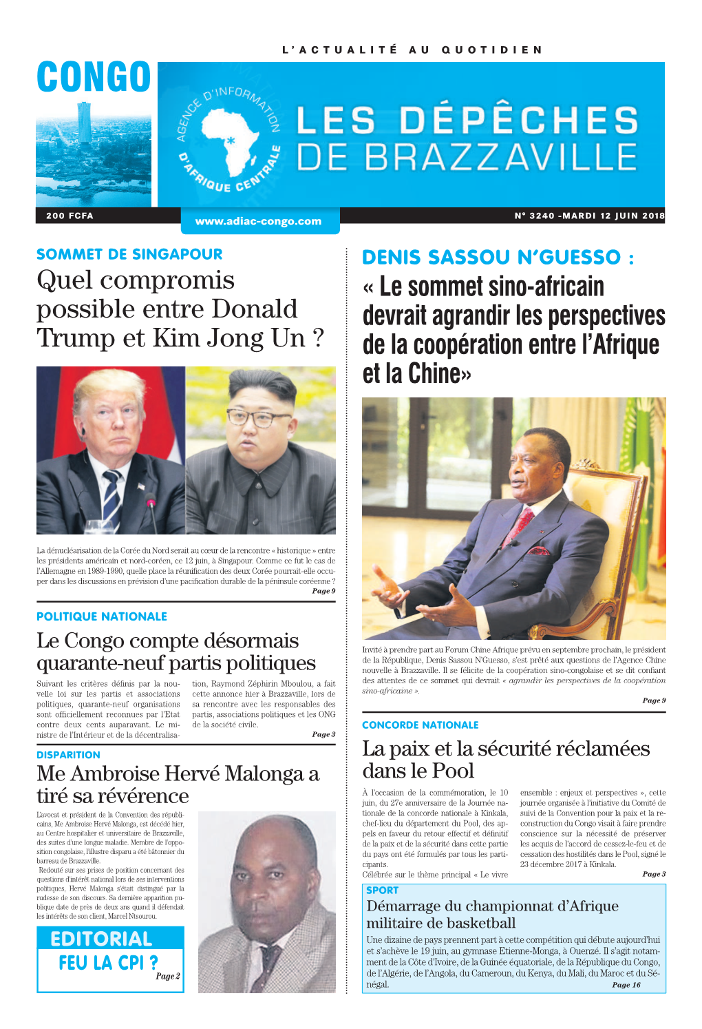 « Le Sommet Sino-Africain Devrait Agrandir Les Perspectives De La