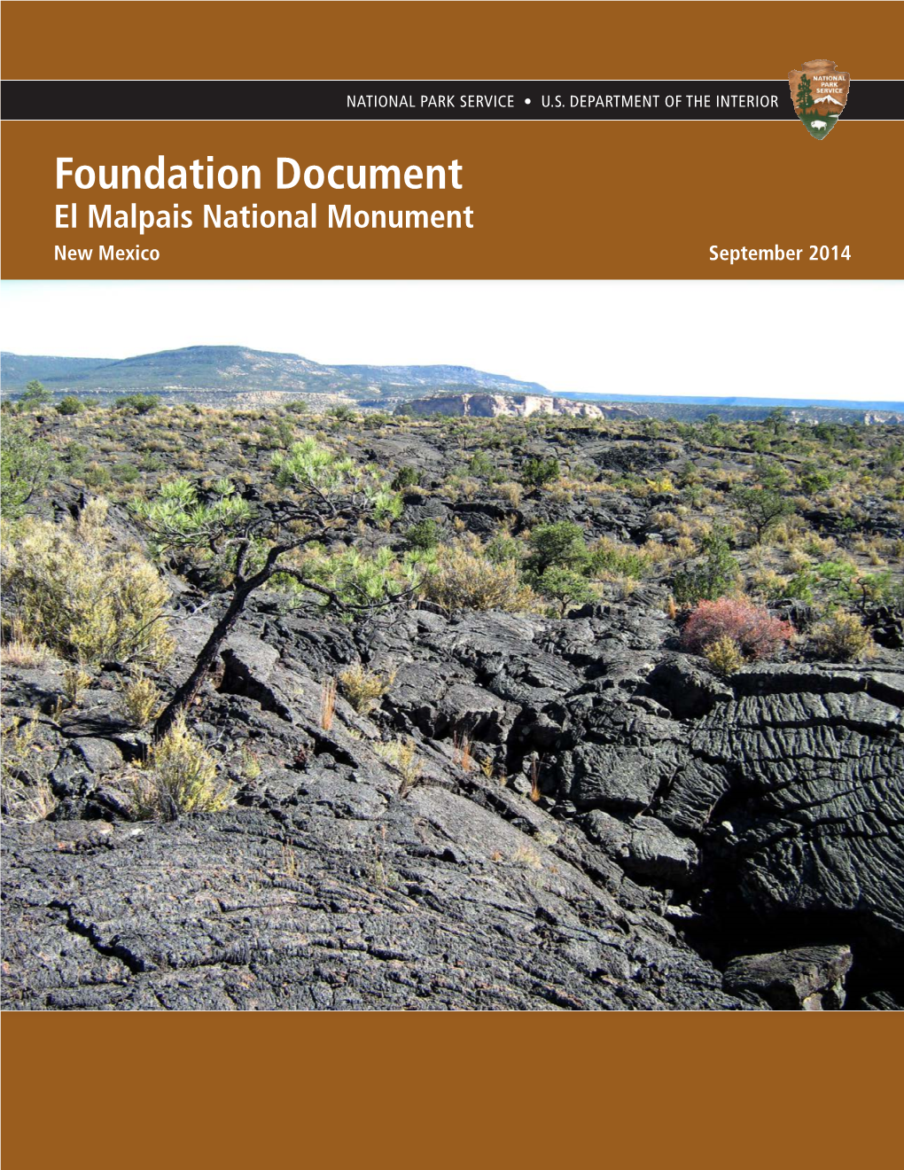 Foundation Document El Malpais National Monument New Mexico September 2014 Foundation Document