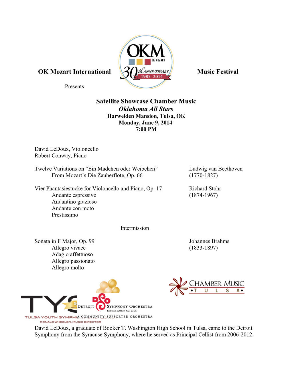 OK Mozart International Music Festival