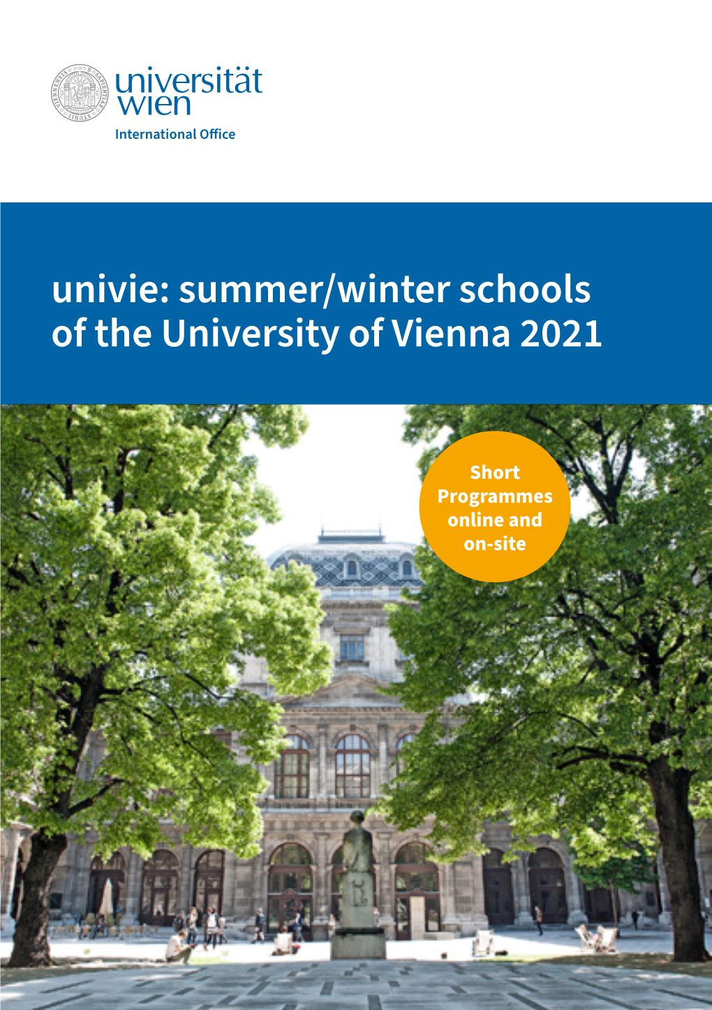 Univie: Summer/Winter Schools of the University of Vienna 2021