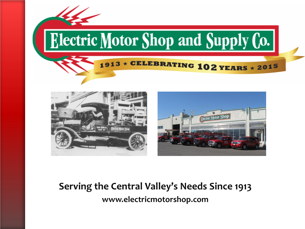 Electric Motor Shop Supply